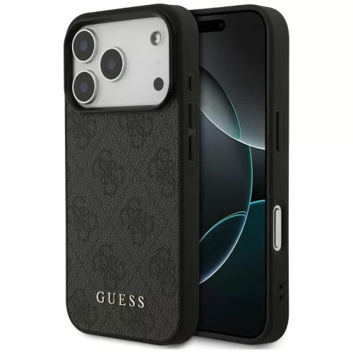 Guess 4G Classic iPhone 18 Pro / 17 Pro (GUHCP18LG4GFGR) tok, fekete