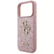 Guess Fixed Glitter Big 4G iPhone 18 Pro / 17 Pro (GUHCP18LHG4SGP) tok, rózsaszín