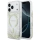 Guess Resin Bottom Glitter MagSafe iPhone 18 Pro / 17 Pro (GUHMP18LRGRGED) tok, arany