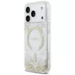 Guess Resin Bottom Glitter MagSafe iPhone 18 Pro / 17 Pro (GUHMP18LRGRGED) tok, arany