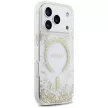 Guess Resin Bottom Glitter MagSafe iPhone 18 Pro / 17 Pro (GUHMP18LRGRGED) tok, arany