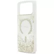 Guess Resin Bottom Glitter MagSafe iPhone 18 Pro Max / 17 Pro Max (GUHMP18XRGRGED) tok, arany