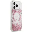 Guess Resin Bottom Glitter MagSafe iPhone 18 Pro / 17 Pro (GUHMP18LRGRGEP) tok, rózsaszín