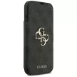 Guess Book 4G Metal Logo iPhone 18 Pro Max / 17 Pro Max (GUBKP18X4GMGGR) tok, fekete
