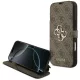 Guess Book 4G Metal Logo iPhone 18 Pro Max / 17 Pro Max (GUBKP18X4GMGBR) tok, barna