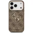 Guess 4G Strap 4G Classic Logo Metal Trims iPhone 18 Pro / 17 Pro (GUHCP18LP4GMGSCW) tok, barna