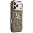 Guess 4G Strap 4G Classic Logo Metal Trims iPhone 18 Pro / 17 Pro (GUHCP18LP4GMGSCW) tok, barna