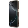 Guess 4G Strap 4G Classic Logo Metal Trims iPhone 18 Pro / 17 Pro (GUHCP18LP4GMGSCW) tok, barna