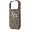 Guess 4G Strap 4G Classic Logo Metal Trims iPhone 18 Pro / 17 Pro (GUHCP18LP4GMGSCW) tok, barna