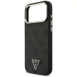 Guess 4G Triangle Logo MagSafe iPhone 18 Pro Max / 17 Pro Max (GUHMP18XP4GTDGMK) tok, fekete-arany