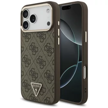   Guess 4G Triangle Logo MagSafe iPhone 18 Pro Max / 17 Pro Max (GUHMP18XP4GTDGMW) tok, barna