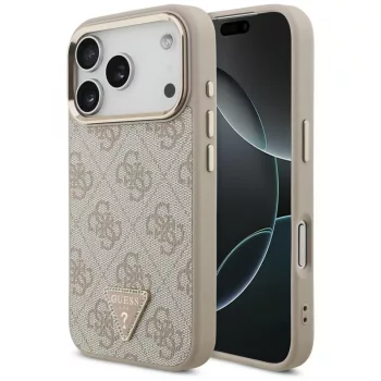   Guess 4G Triangle Logo MagSafe iPhone 18 Pro / 17 Pro (GUHMP18LP4GTDGMP) tok, rózsaszín-arany
