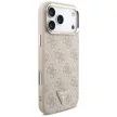 Guess 4G Triangle Logo MagSafe iPhone 18 Pro Max / 17 Pro Max (GUHMP18XP4GTDGMP) tok, rozéarany