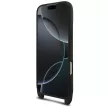 Karl Lagerfeld Saffiano Karl&Choupette Metal Pin Cbdy Strap iPhone 18 Pro Max / 17 Pro Max (KLHCP18XSAKCPBK) tok, fekete
