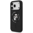 Karl Lagerfeld Silicone Karl&Choupette Ring MagSafe iPhone 18 Pro Max / 17 Pro Max (KLHMP18XSCMKCRHK) tok, fekete