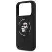 Karl Lagerfeld Silicone Karl&Choupette Ring MagSafe iPhone 18 Pro Max / 17 Pro Max (KLHMP18XSCMKCRHK) tok, fekete