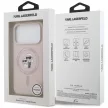 Karl Lagerfeld Silicone Karl&Choupette Ring MagSafe iPhone 18 Pro / 17 Pro (KLHMP18LSCMKCRHP) tok, rózsaszín
