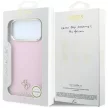 Guess Saffiano Small 4G & Classic Logo MagSafe iPhone 18 Pro / 17 Pro (GUHMP18L6PSA4DMP) tok, rózsaszín