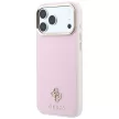 Guess Saffiano Small 4G & Classic Logo MagSafe iPhone 18 Pro Max / 17 Pro Max (GUHMP18X6PSA4DMP) tok, rózsaszín