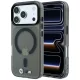 BMW M IML Glossy Metal Logo & Trims MagSafe iPhone 18 Pro Max / 17 Pro Max (BMHMP18X26HTGMILK) tok, fekete