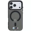BMW M IML Glossy Metal Logo & Trims MagSafe iPhone 18 Pro Max / 17 Pro Max (BMHMP18X26HTGMILK) tok, fekete
