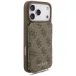 Guess 4G Cardslots & Magnetic Closure Crossbody iPhone 18 Pro / 17 Pro (GUHCP18LCB4GB) tok, barna