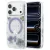Guess Resin Flowers Glitter MagSafe iPhone 18 Pro Max / 17 Pro Max (GUHMP18XRBFGFGMU) tok, lila