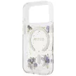 Guess Resin Flowers Glitter MagSafe iPhone 18 Pro Max / 17 Pro Max (GUHMP18XRBFGFGMU) tok, lila
