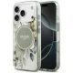 Guess IML Flower & Tonal Circle MagSafe iPhone 18 Pro / 17 Pro (GUHMP18LHFWBDCEN) tok, zöld