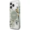 Guess IML Flower & Tonal Circle MagSafe iPhone 18 Pro Max / 17 Pro Max (GUHMP18XHFWBDCEN) tok, zöld