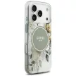 Guess IML Flower & Tonal Circle MagSafe iPhone 18 Pro Max / 17 Pro Max (GUHMP18XHFWBDCEN) tok, zöld