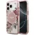 Guess IML Flower & Tonal Circle MagSafe iPhone 18 Pro / 17 Pro (GUHMP18LHFWBDCEP) tok, rózsaszín