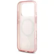 Guess IML Flower & Tonal Circle MagSafe iPhone 18 Pro / 17 Pro (GUHMP18LHFWBDCEP) tok, rózsaszín