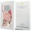 Guess IML Flower & Tonal Circle MagSafe iPhone 18 Pro / 17 Pro (GUHMP18LHFWBDCEP) tok, rózsaszín