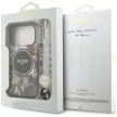 Guess IML Flowers Pearl Strap MagSafe iPhone 18 Pro / 17 Pro (GUHMP18LHFWBRCESK) tok, fekete