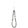 Guess IML Flowers Pearl Strap MagSafe iPhone 18 Pro Max / 17 Pro Max (GUHMP18XHFWBRCESK) tok, fekete
