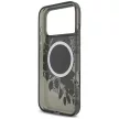 Guess IML Flowers Pearl Strap MagSafe iPhone 18 Pro Max / 17 Pro Max (GUHMP18XHFWBRCESK) tok, fekete