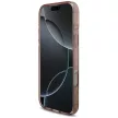 Guess IML Flowers Pearl Strap MagSafe iPhone 18 Pro / 17 Pro (GUHMP18LHFWBRCESP) tok, rózsaszín
