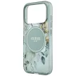 Guess IML Flowers Pearl Strap MagSafe iPhone 18 Pro Max / 17 Pro Max (GUHMP18XHFWBRCESN) tok, zöld