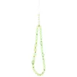 Guess IML Flowers Pearl Strap MagSafe iPhone 18 Pro Max / 17 Pro Max (GUHMP18XHFWBRCESN) tok, zöld