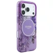 Guess IML Flowers Pearl Strap MagSafe iPhone 18 Pro / 17 Pro (GUHMP18LHFWBRCESU) tok, lila