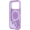 Guess IML Flowers Pearl Strap MagSafe iPhone 18 Pro / 17 Pro (GUHMP18LHFWBRCESU) tok, lila
