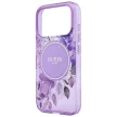 Guess IML Flowers Pearl Strap MagSafe iPhone 18 Pro Max / 17 Pro Max (GUHMP18XHFWBRCESU) tok, lila