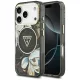 Guess IML Glitter Flowers Triangle MagSafe iPhone 18 Pro Max / 17 Pro Max (GUHMP18XHFLPEDK) tok, fekete