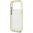 Guess IML Glitter Flowers Triangle MagSafe iPhone 18 Pro Max / 17 Pro Max (GUHMP18XHFLPEDN) tok, zöld