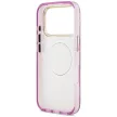 Guess IML Glitter Flowers Triangle MagSafe iPhone 18 Pro Max / 17 Pro Max (GUHMP18XHFLPEDU) tok, lila