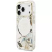 Guess IML Glitter Flowers Triangle MagSafe iPhone 18 Pro Max / 17 Pro Max (GUHMP18XHFLPEDH) tok, színes, mintás