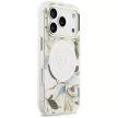 Guess IML Glitter Flowers Triangle MagSafe iPhone 18 Pro Max / 17 Pro Max (GUHMP18XHFLPEDH) tok, színes, mintás