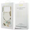 Guess IML Glitter Flowers Triangle MagSafe iPhone 18 Pro Max / 17 Pro Max (GUHMP18XHFLPEDH) tok, színes, mintás