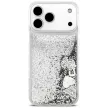 Guess Liquid Glitter 4G Charms iPhone 18 Pro / 17 Pro (GUHCP18LGLHFLSI) tok, ezüst